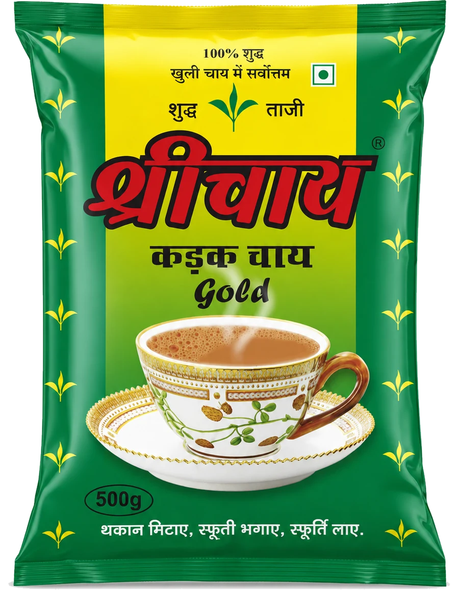 Shree Chai Green Gold kadak chai, 500g pack