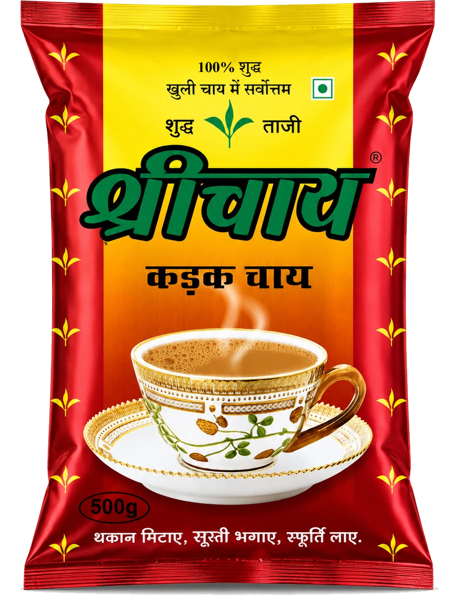 Shree Chai Premium Red kadak chai, 500g pack
